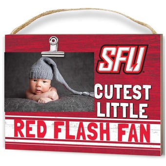 Saint Francis Red Flash 8'' x 10'' Cutest Little Team Logo Clip Photo Frame