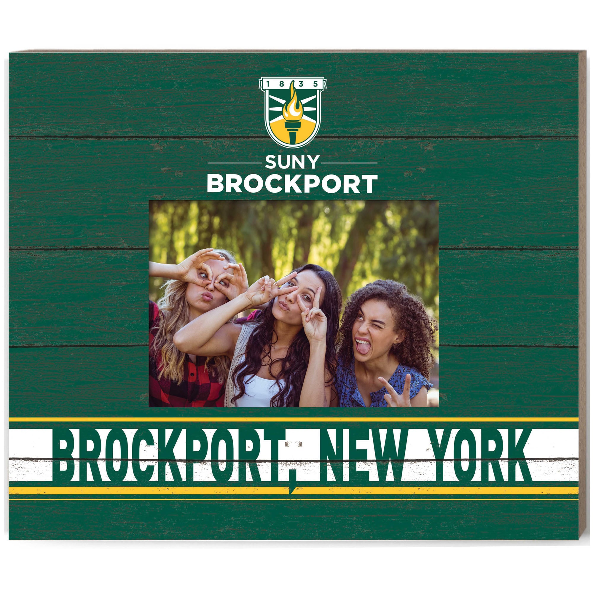 SUNY Brockport Golden Eagles 11'' x 13'' Team Spirit Scholastic Picture Frame