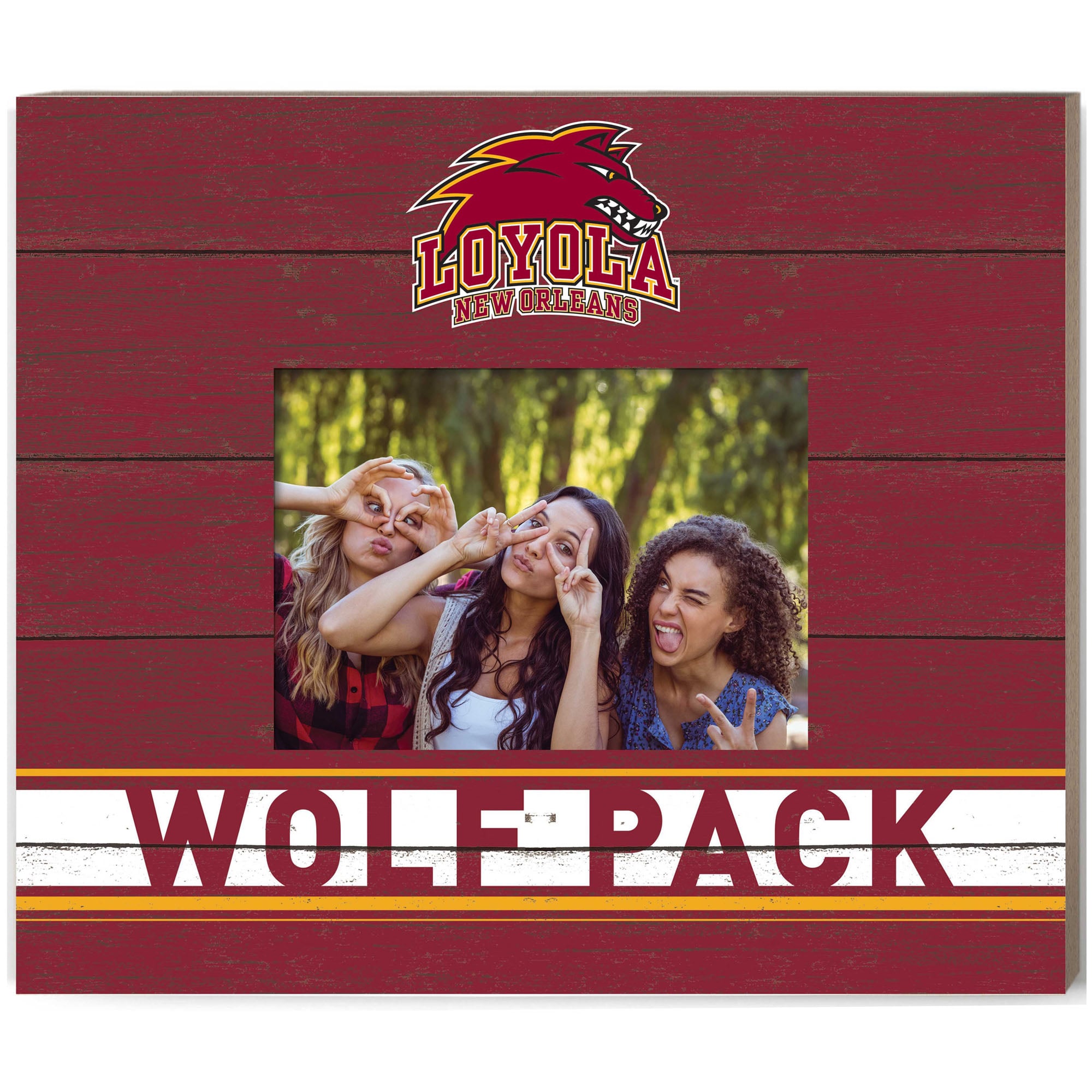 Loyola New Orleans Wolf Pack 11'' x 13'' Team Spirit Scholastic Picture Frame