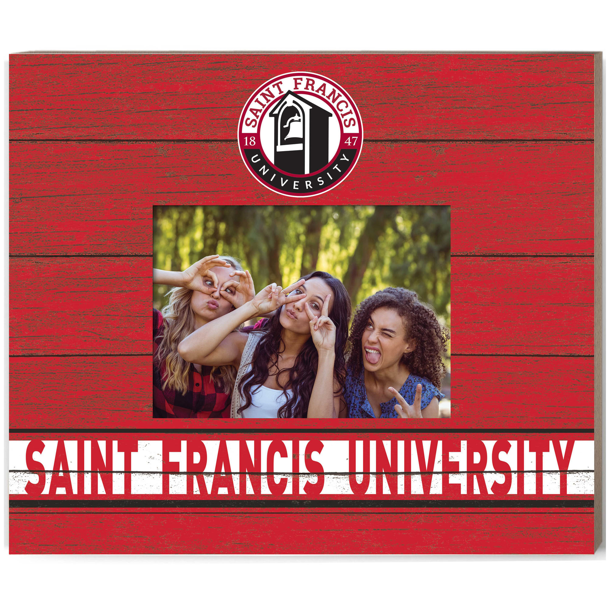 Saint Francis Red Flash 11'' x 13'' Team Spirit Scholastic Picture Frame
