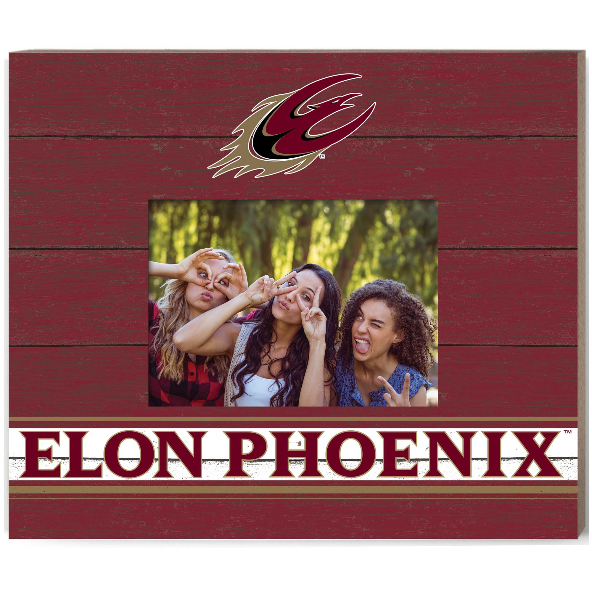 Elon Phoenix 11'' x 13'' Team Spirit Scholastic Picture Frame