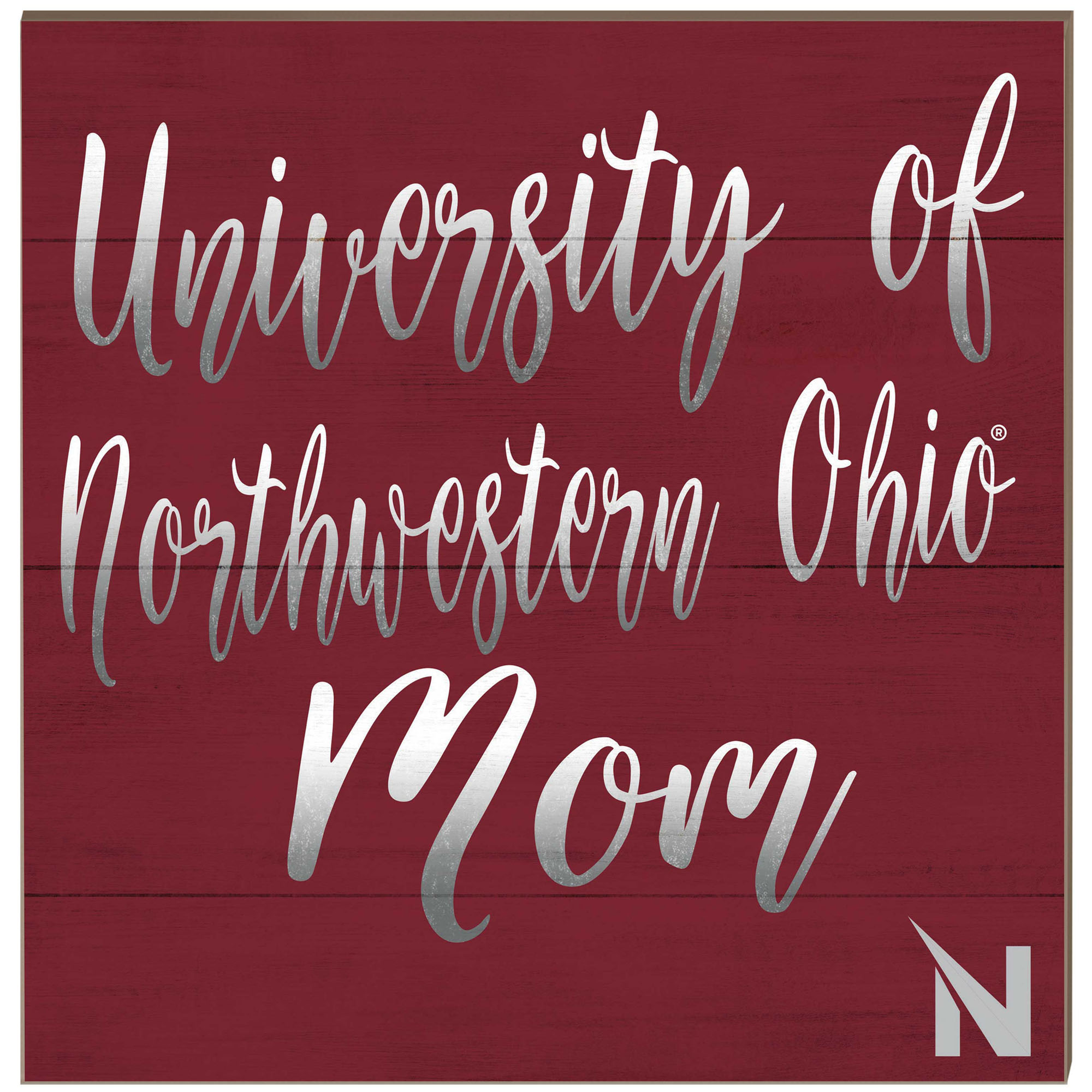 Northwestern Ohio Racers 10'' x 10'' Mom Plaque