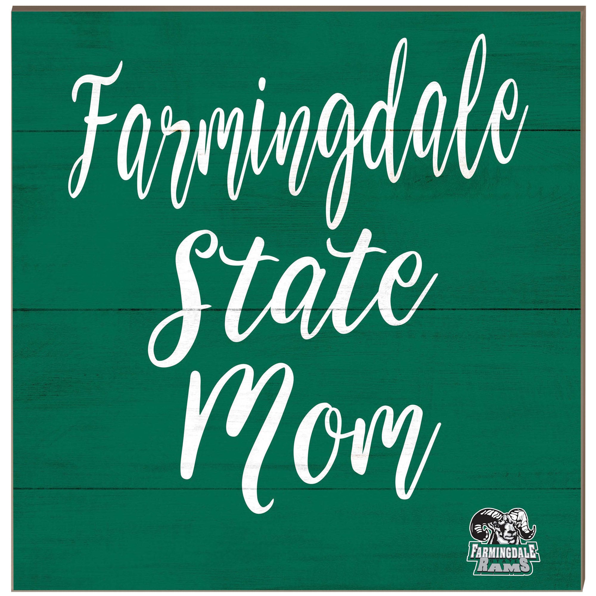 SUNY Farmingdale State Rams 10'' x 10'' Mom Plaque