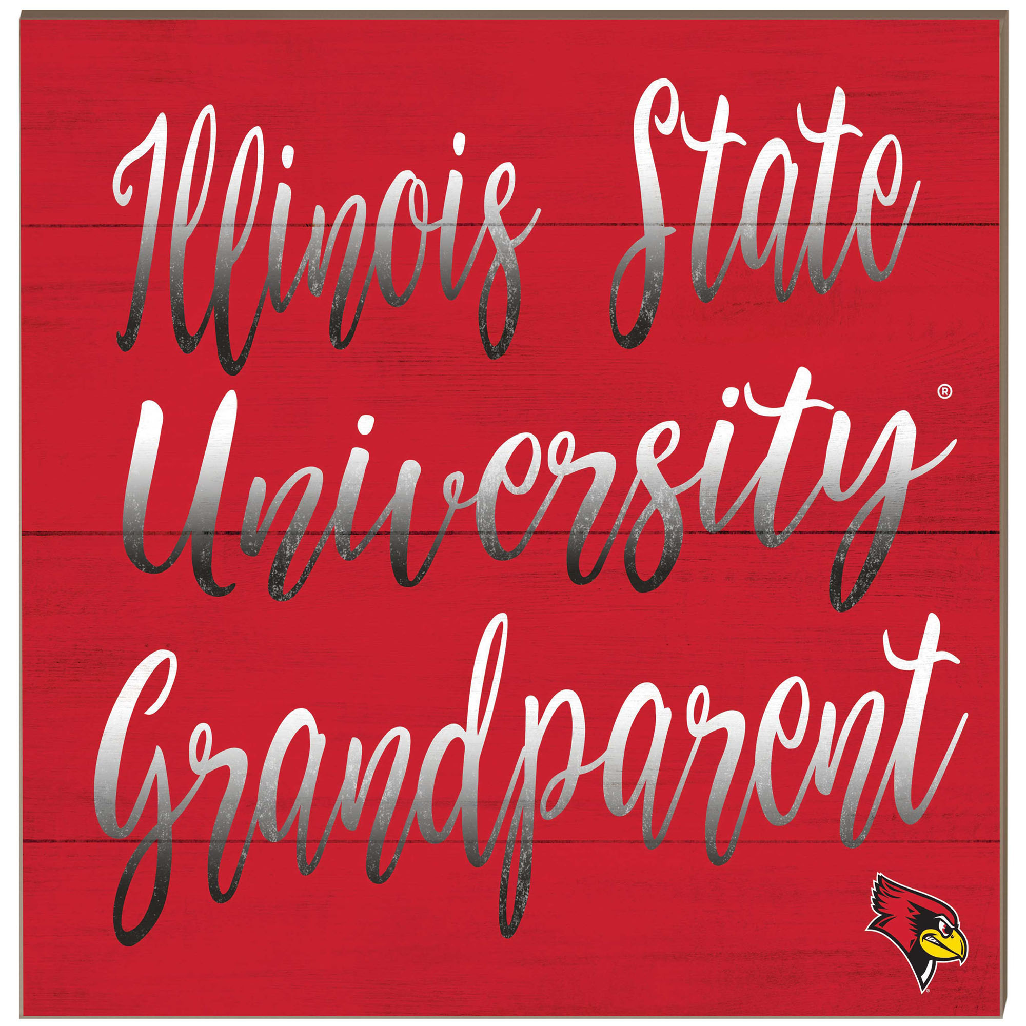 Illinois State Redbirds 10'' x 10'' Grandparent Plaque