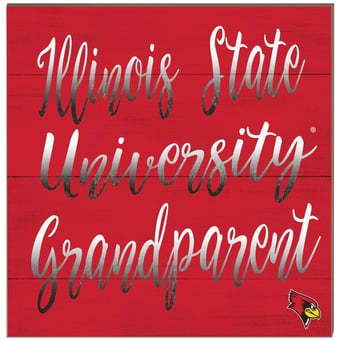 Illinois State Redbirds 10'' x 10'' Grandparent Plaque