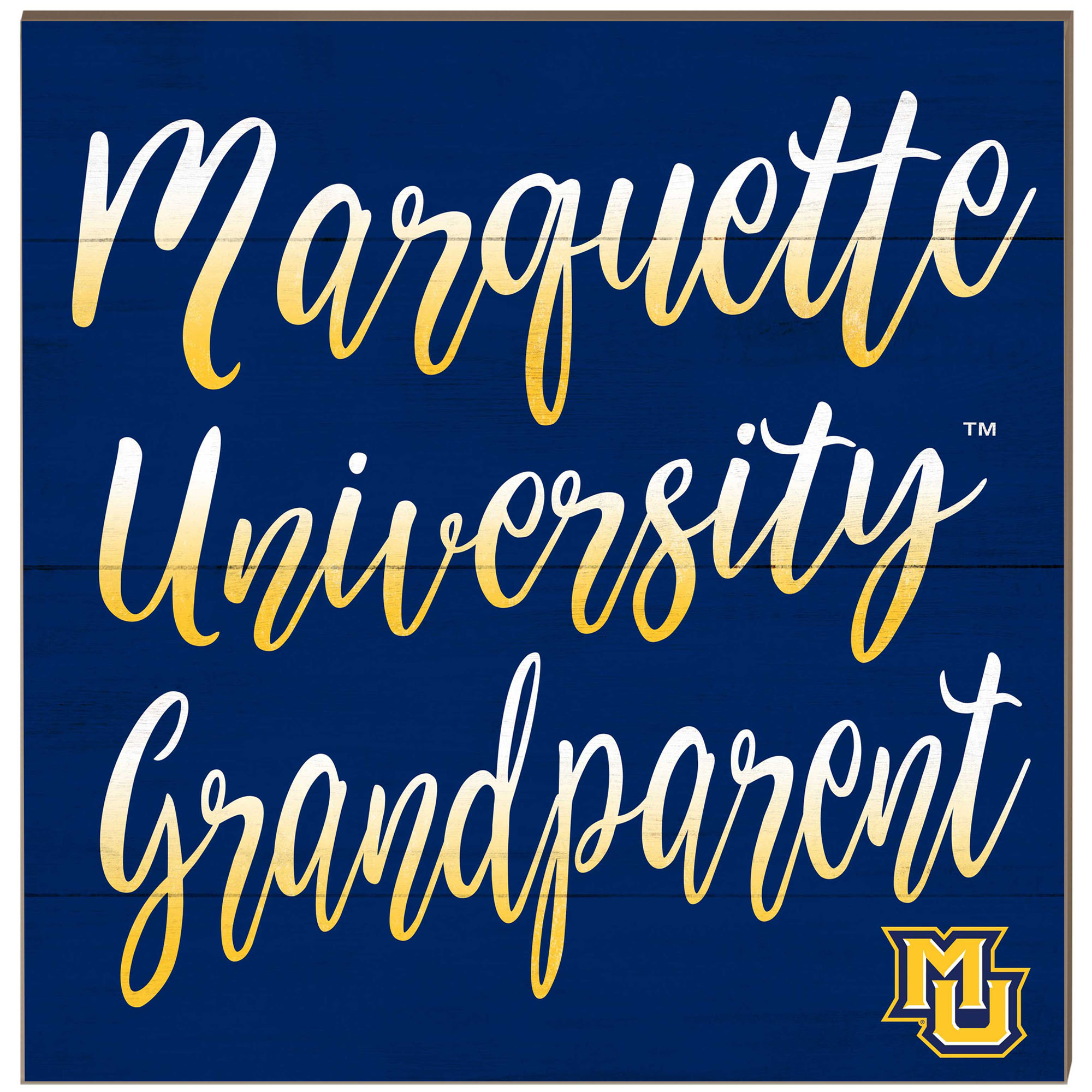 Marquette Golden Eagles 10'' x 10'' Grandparent Plaque