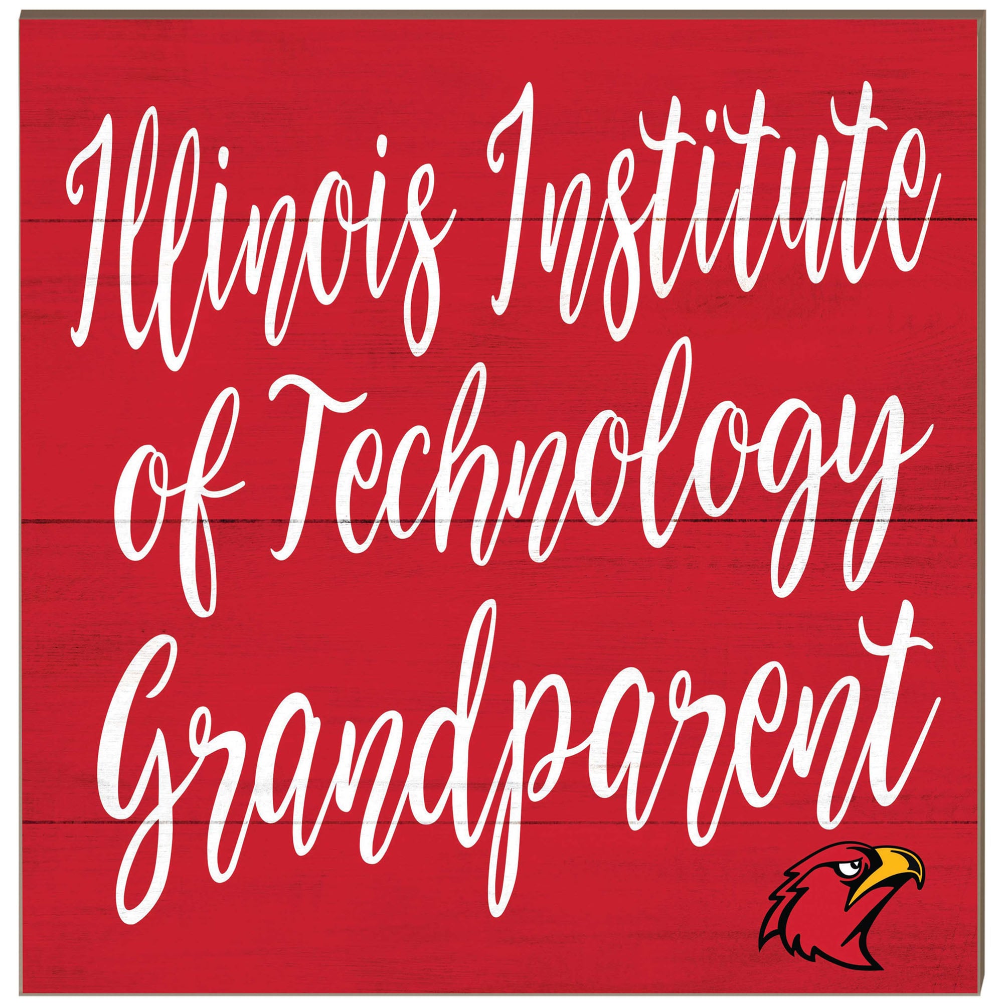 Illinois Tech Scarlet Hawks 10'' x 10'' Grandparent Plaque