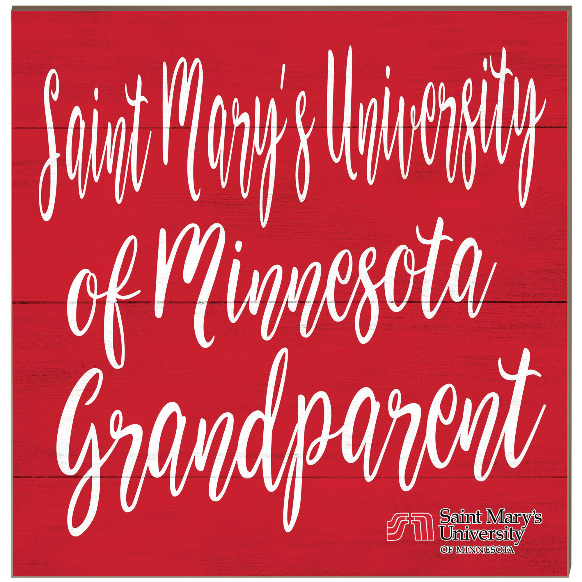 St. Mary's Cardinals 10'' x 10'' Grandparent Plaque