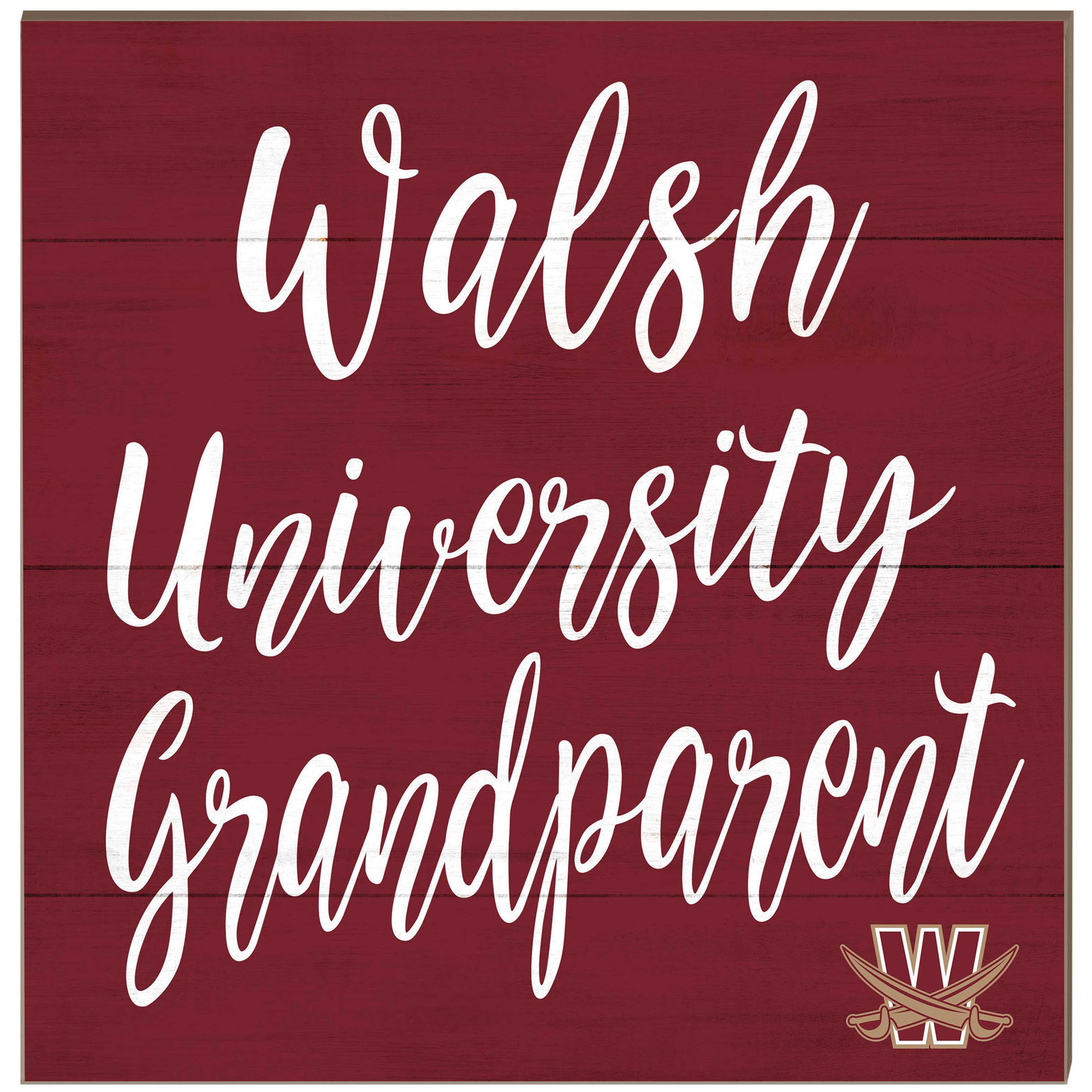 Walsh Cavaliers 10'' x 10'' Grandparent Plaque