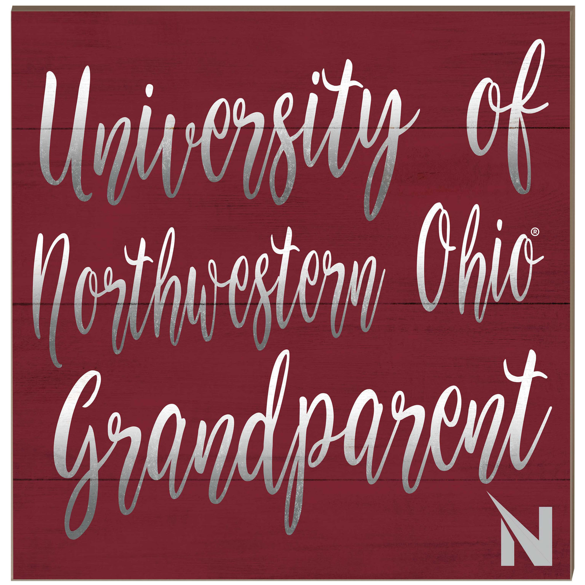 Northwestern Ohio Racers 10'' x 10'' Grandparent Plaque