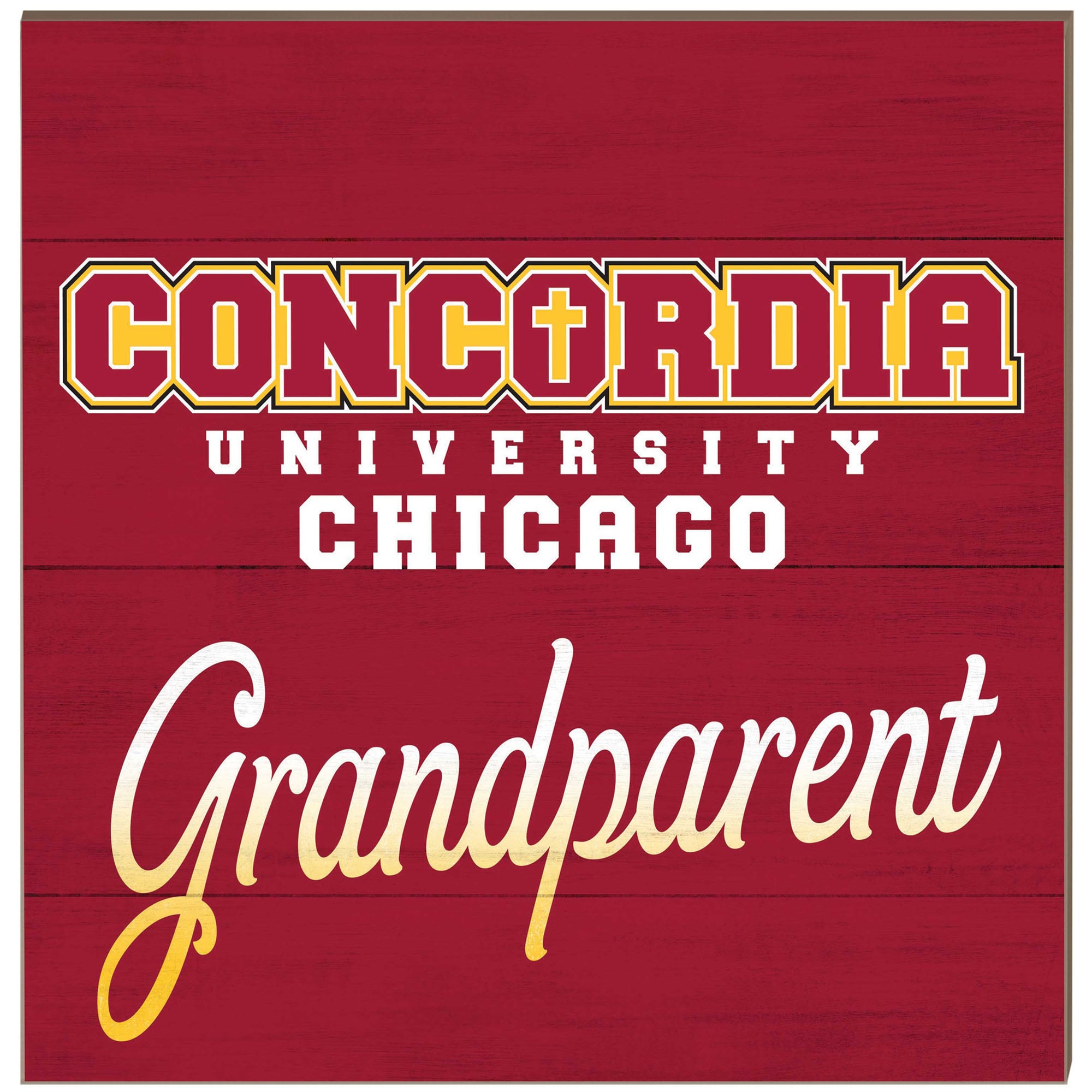 Concordia University (IL) Cougars 10'' x 10'' Grandparent Plaque
