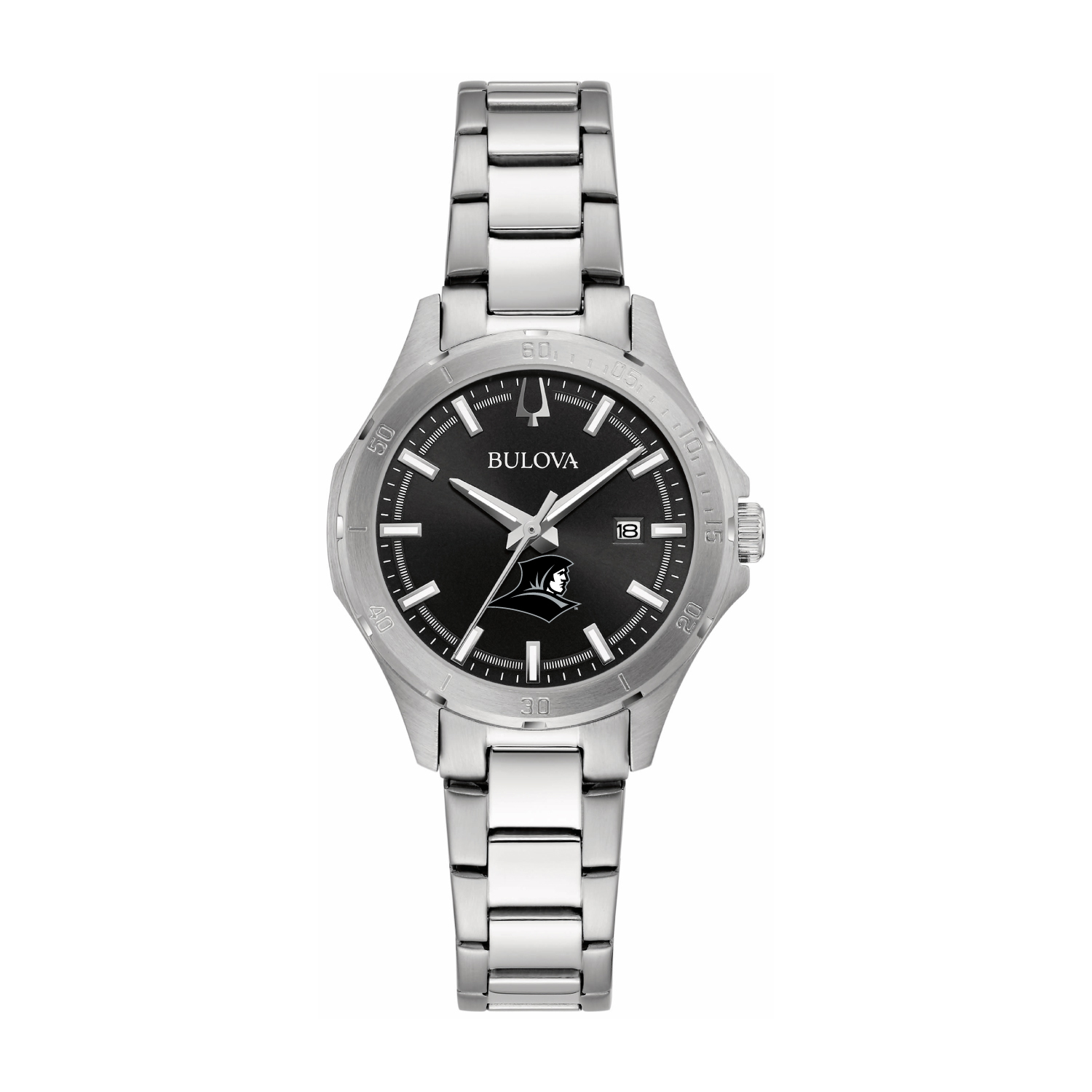 Women's Bulova Black Providence Friars Stainless Steel Classic Sport Watch