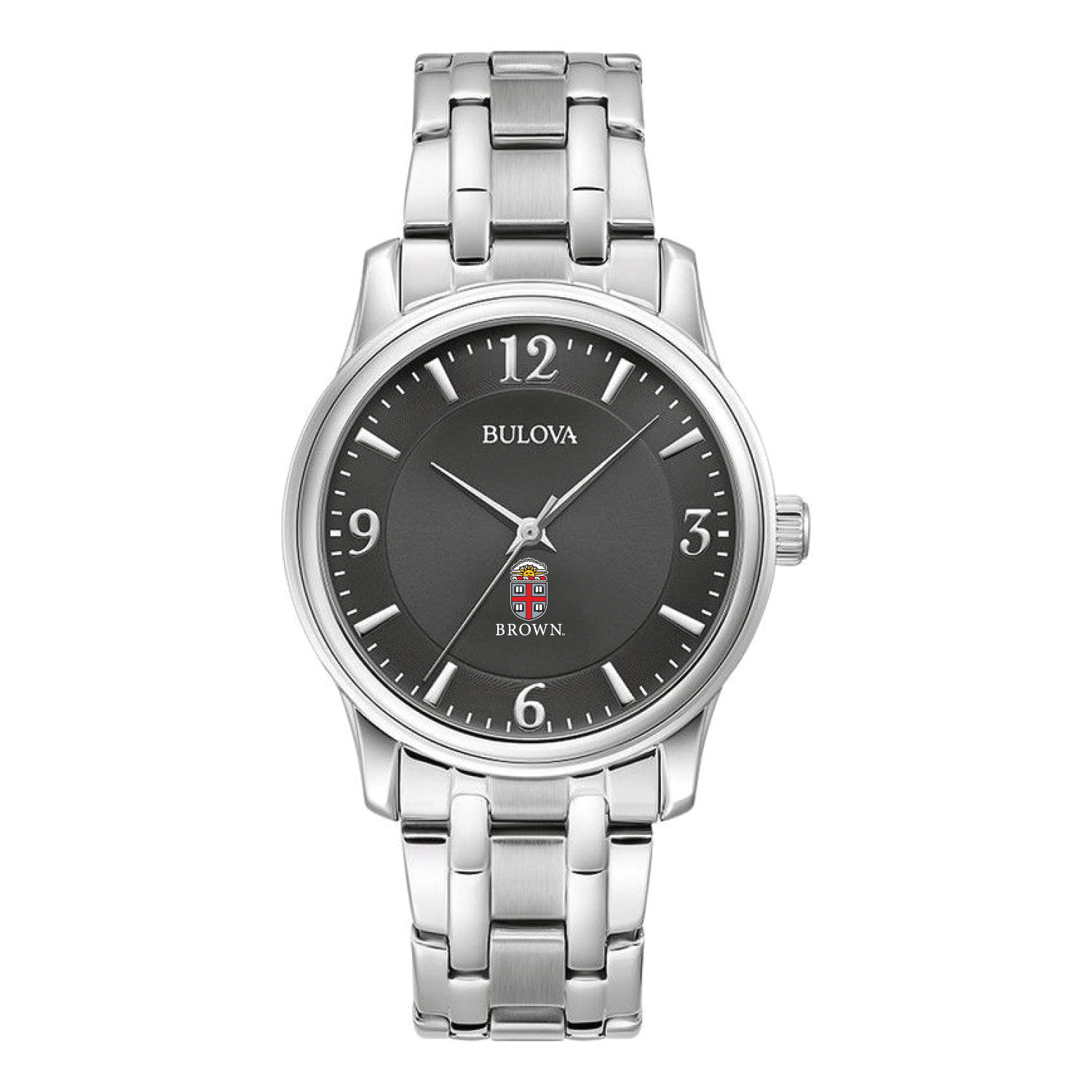 Bulova Black Brown Bears Stainless Steel Corporate Collection Watch