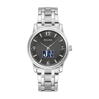 Bulova Black Jackson State Tigers Stainless Steel Sport Classic Watch