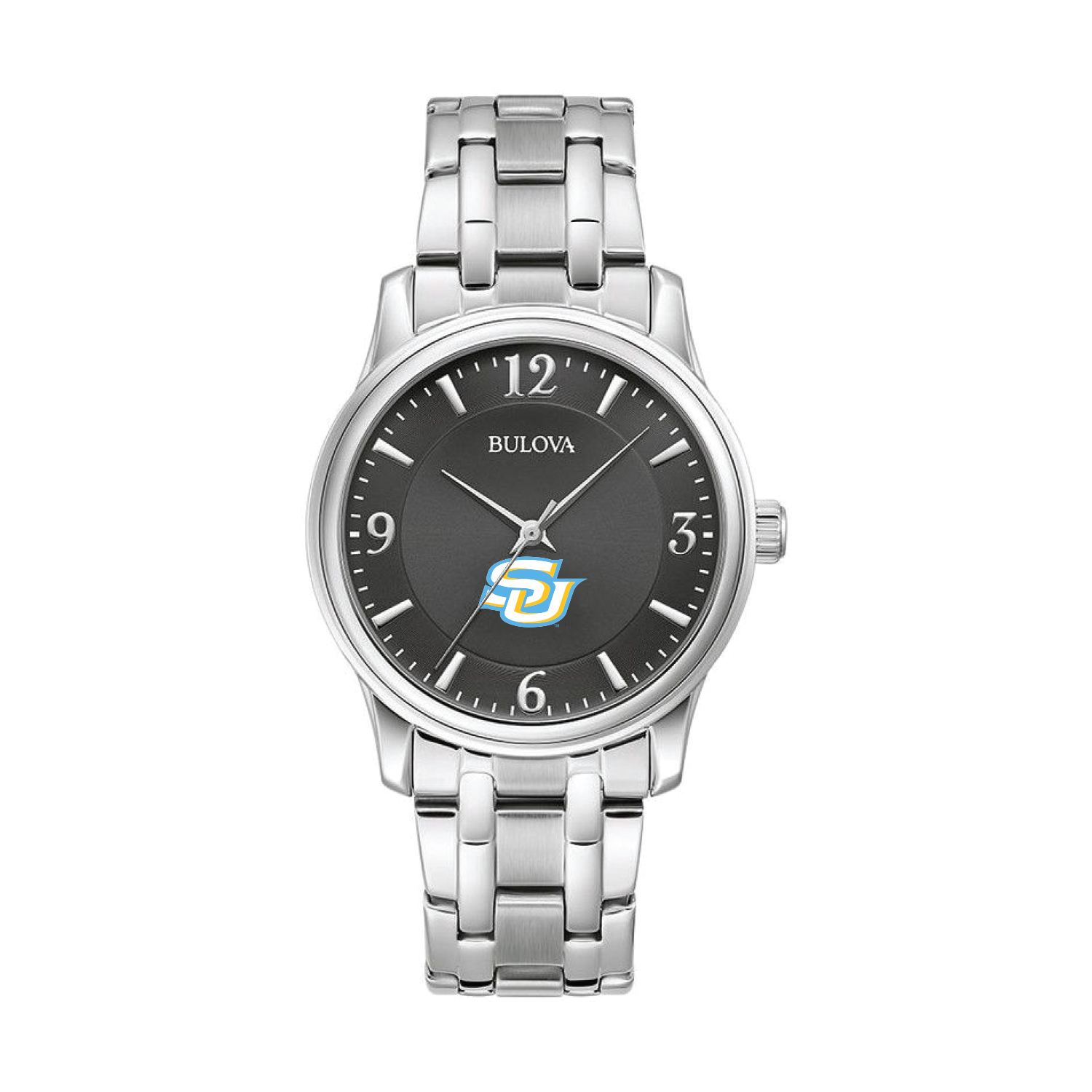 Bulova Black Southern University Jaguars Stainless Steel Corporate Collection Watch