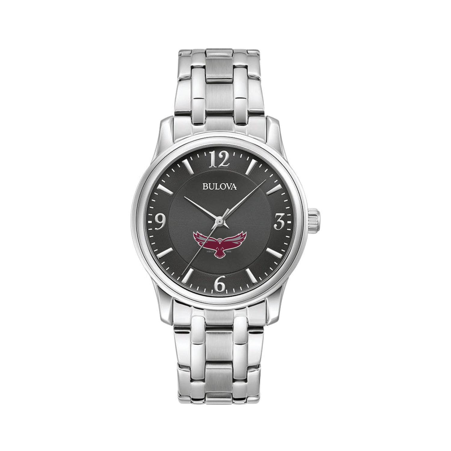 Bulova Black Maryland Eastern Shore Hawks Stainless Steel Corporate Collection Watch