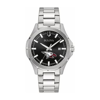 Bulova Black North Carolina Central Eagles Stainless Steel Sport Classic Watch