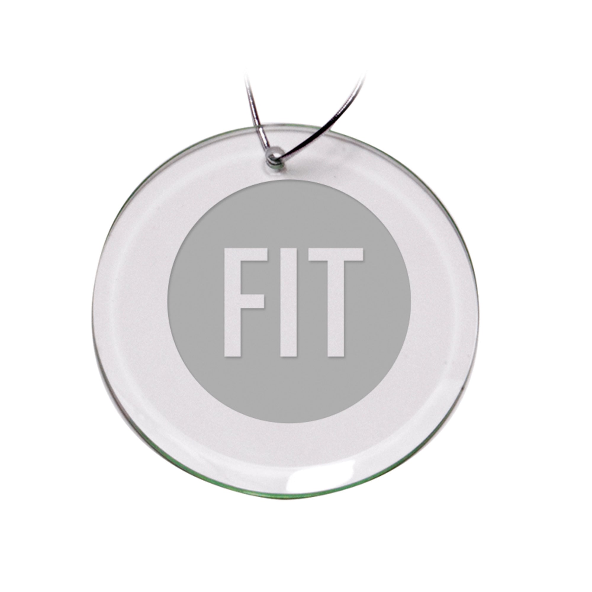 SUNY Fashion Institute of Technology Tigers Team Logo 3'' Round Glass Ornament