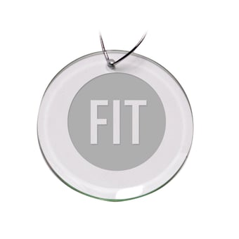 SUNY Fashion Institute of Technology Tigers Team Logo 3'' Round Glass Ornament