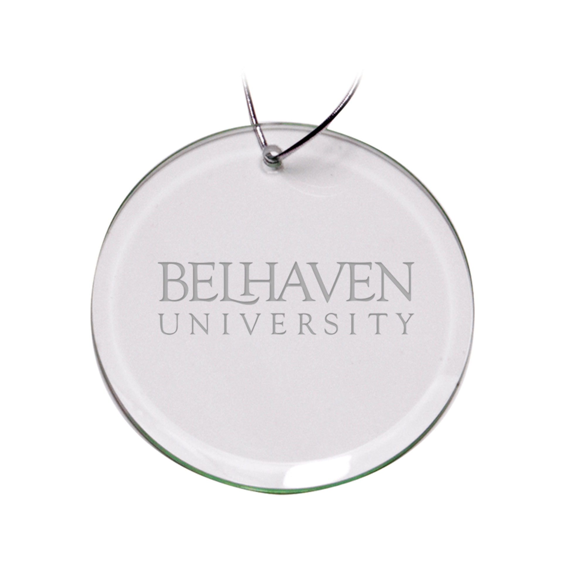 Belhaven Blazers Team Logo 3'' Round Glass Ornament