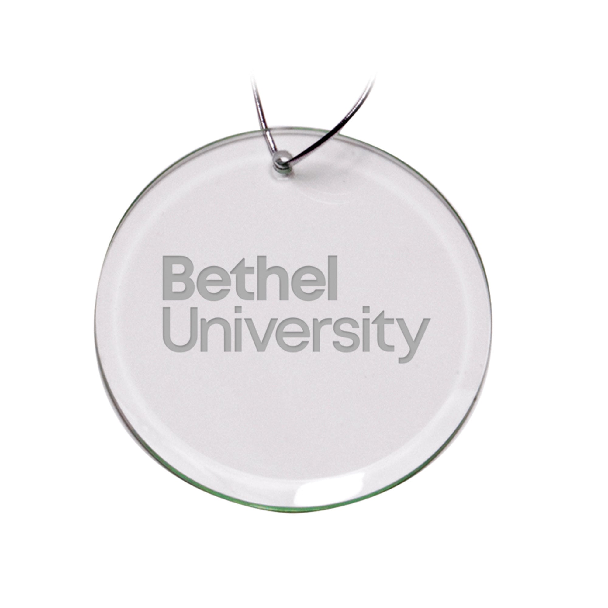 Bethel Wildcats Team Logo 3'' Round Glass Ornament