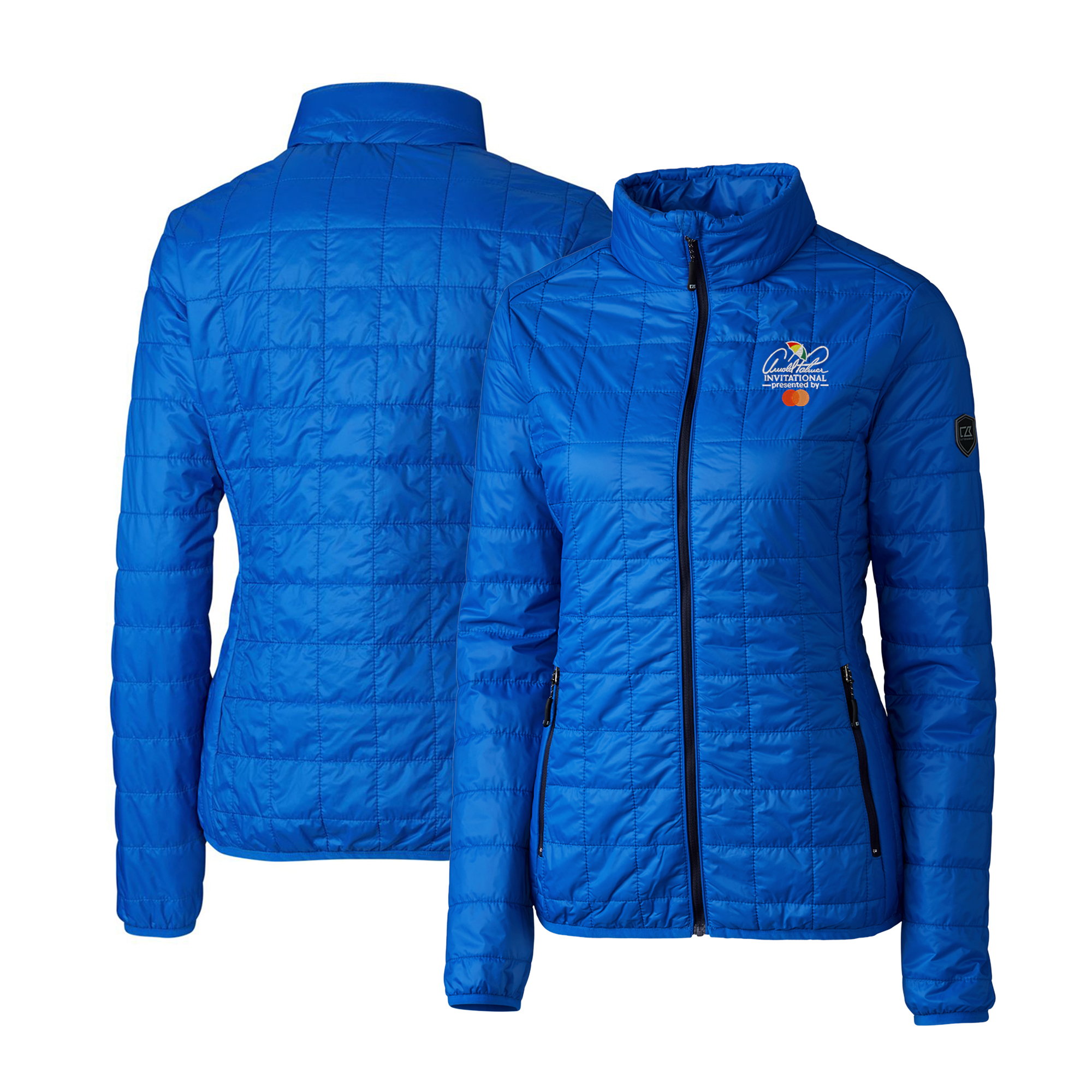 Women’s Cutter & Buck Royal Arnold Palmer Invitational Rainier PrimaLoft Eco Insulated Full-Zip Puffer Jacket Women’s Cutter & Buck Royal Arnold Palmer Invitational Rainier PrimaLoft Eco Insulated Full-Zip Puffer Jacket