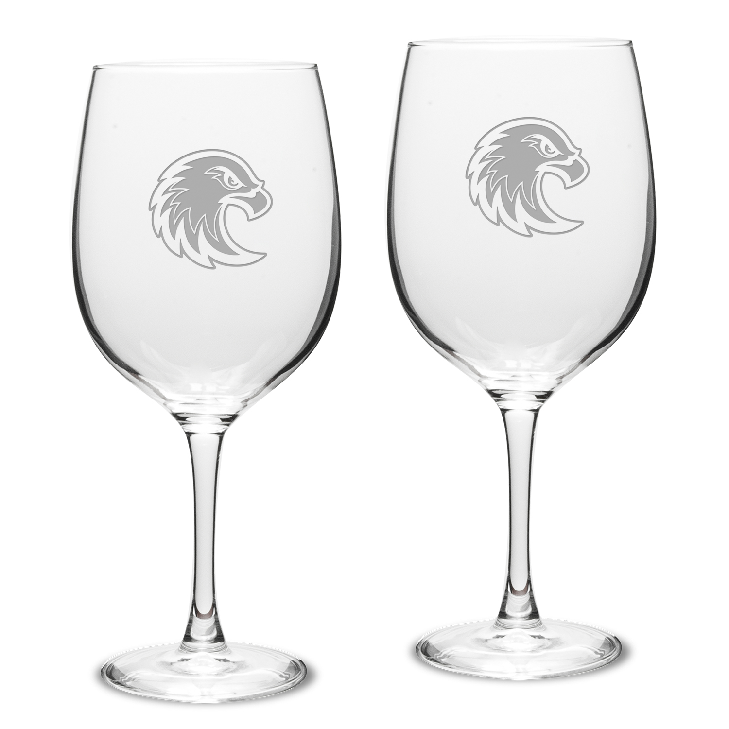 Augsburg University 19oz. 2-Piece Traditional Red Wine Table Glass Set