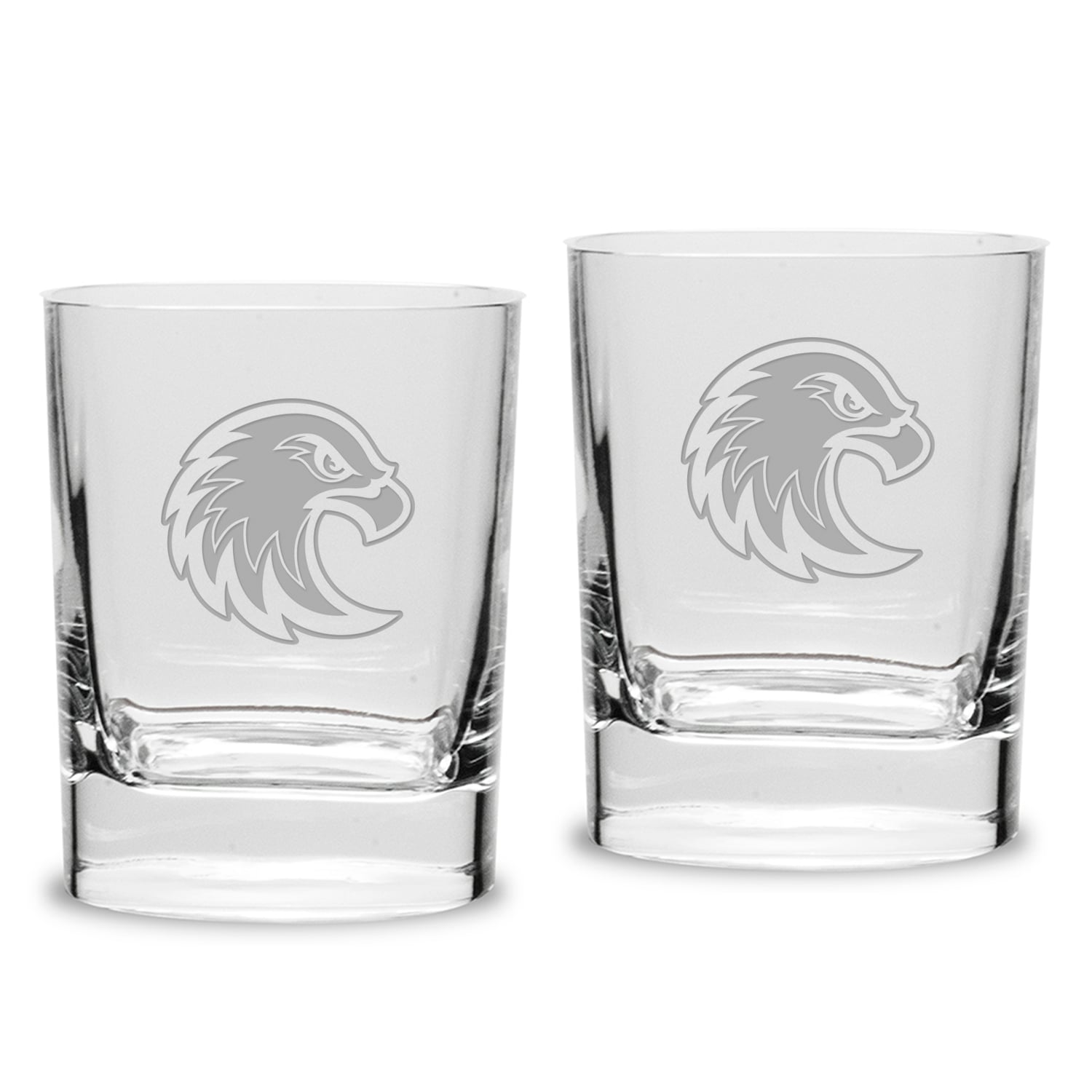 Augsburg University 2-Piece 11.75oz. Luigi Bormioli Square Double Old Fashion Glass Set