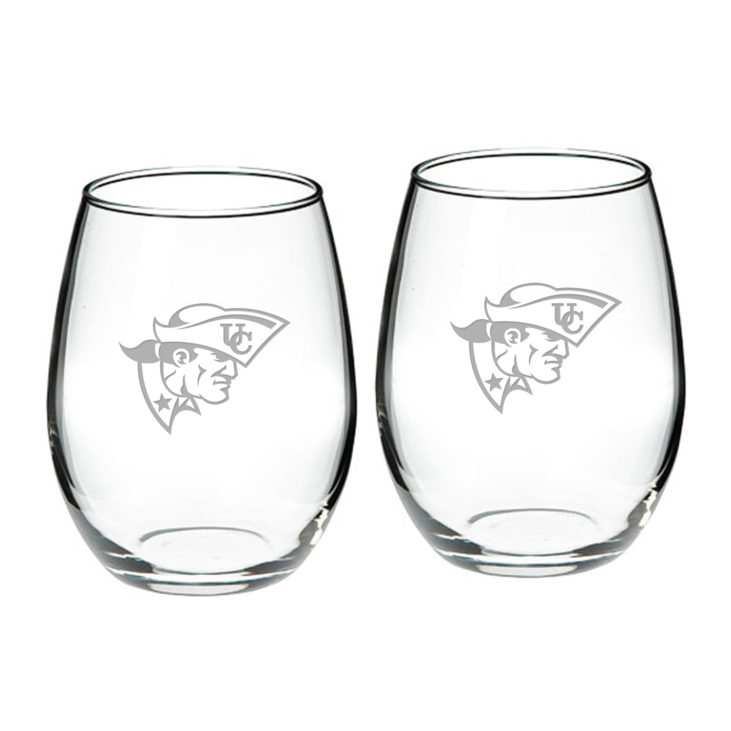 Cumberlands Patriots 21oz. 2-Piece Stemless Wine Glass Set