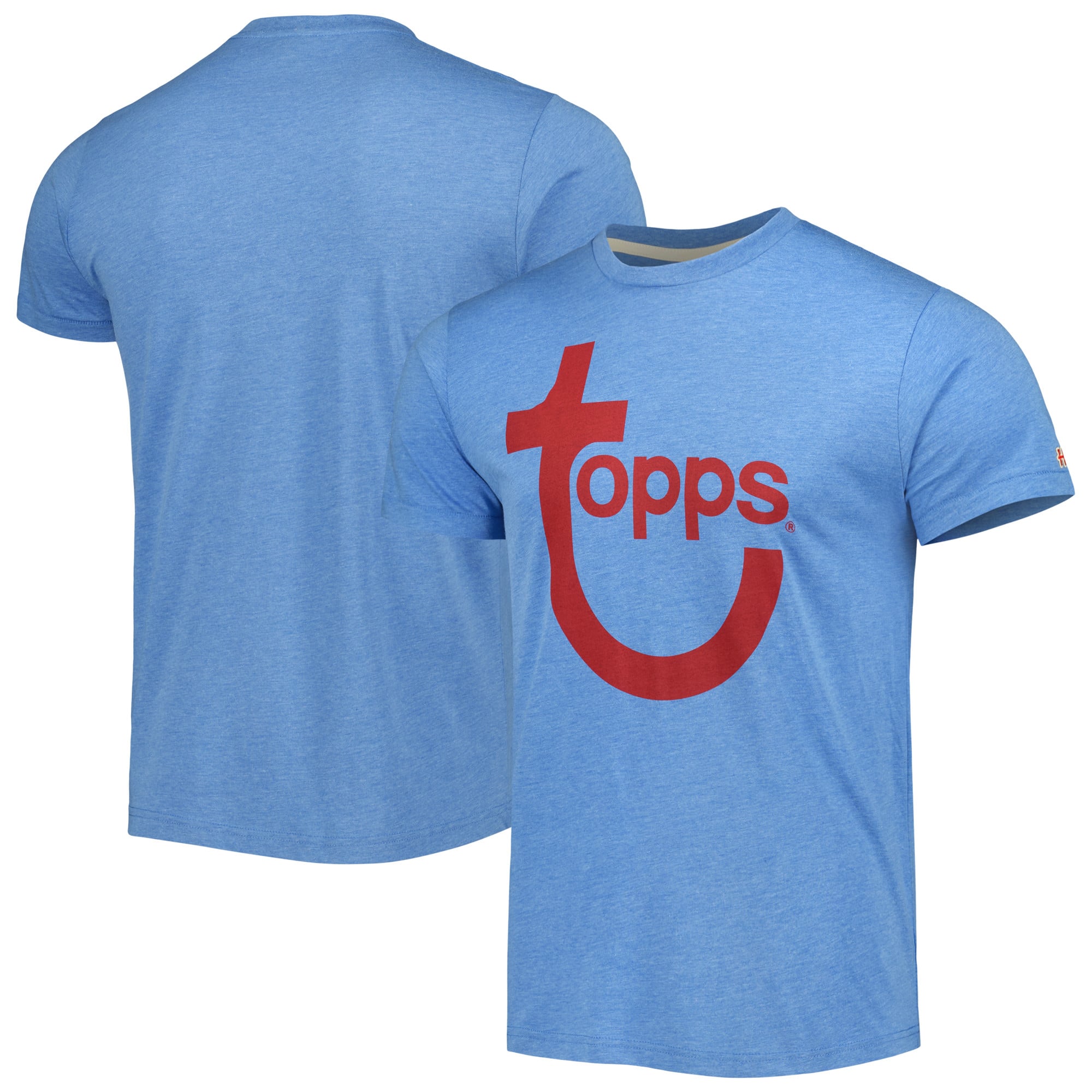 Unisex Homage Light Blue Topps 1967 Tri-Blend T-Shirt