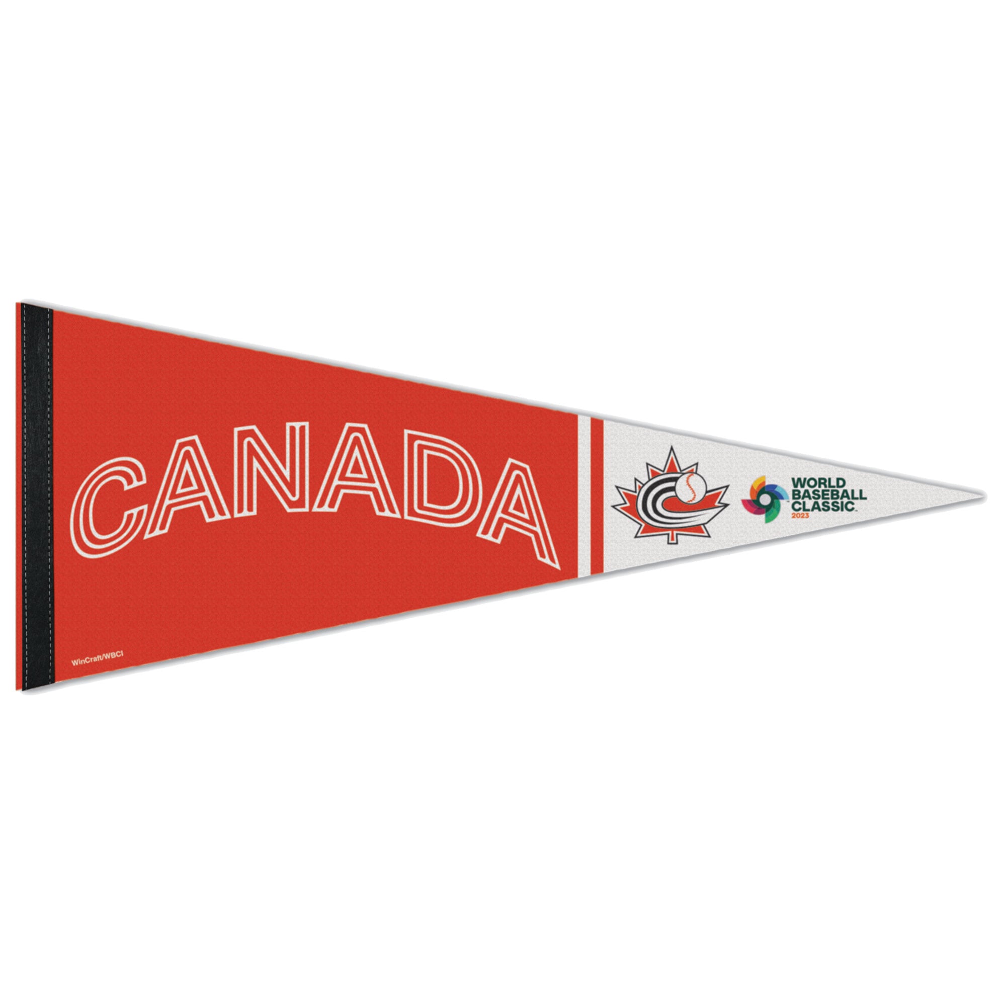 WinCraft Canada Baseball 12" x 30" 2023 World Baseball Classic Premium Pennant
