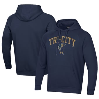Men's Under Armour Navy Tri-City Dust Devils All Day Fleece Pullover Hoodie