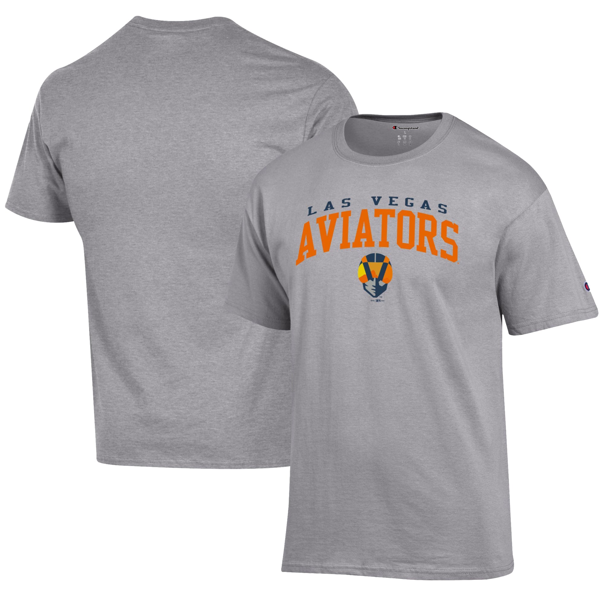 Men's Champion Gray Las Vegas Aviators Jersey T-Shirt