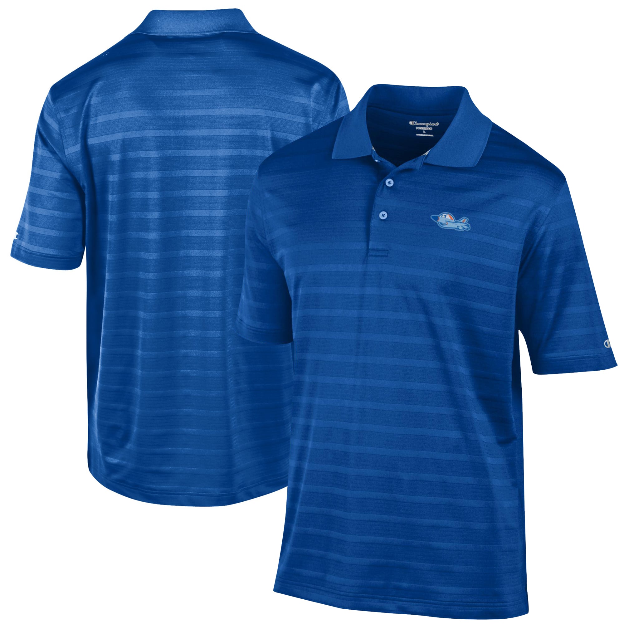 Men's Champion Royal Aberdeen IronBirds Textured Solid Polo