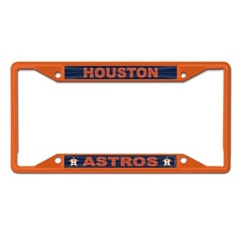 WinCraft Houston Astros Chrome Color License Plate Frame