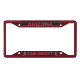 WinCraft Arizona Diamondbacks Chrome Color License Plate Frame