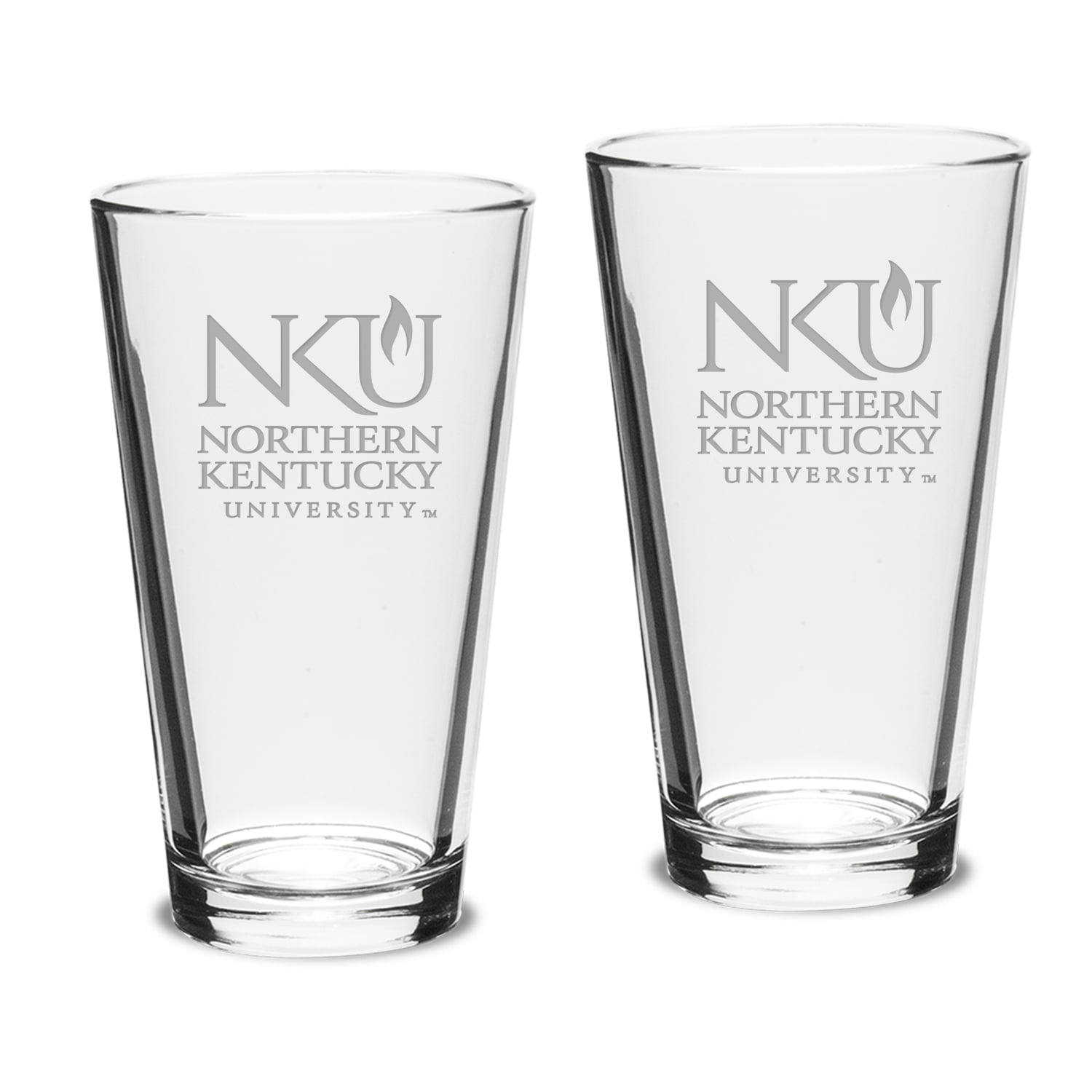 Northern Kentucky University Norse Team Design Two-Piece 16oz. Classic Pub Glass Set