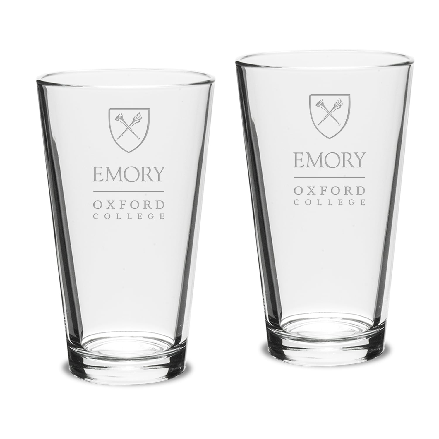 Oxford College Team Design Two-Piece 16oz. Classic Pub Glass Set
