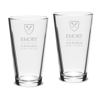 Oxford College Team Design Two-Piece 16oz. Classic Pub Glass Set