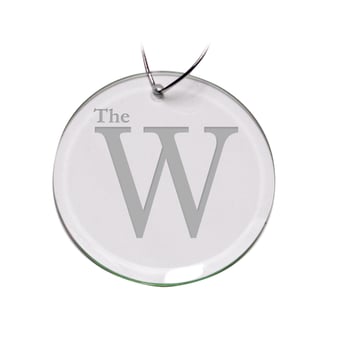 Mississippi University for Women Owls Primary Logo 3'' Round Glass Ornament
