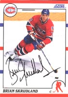 Brian Skrudland Montreal Canadiens 1990 Score Autographed Card. This item comes with a certificate of authenticity from Autograph-Sports. Autographed