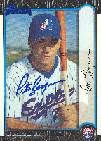 Peter Bergeron Montreal Expos 1999 Bowman Rookie Card Autographed Card. This item comes with a certificate of authenticity from Autograph-Sports. Autographed