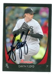 Gavin Floyd autographed Baseball Card (Chicago White Sox) 2011 Topps Bowman #131