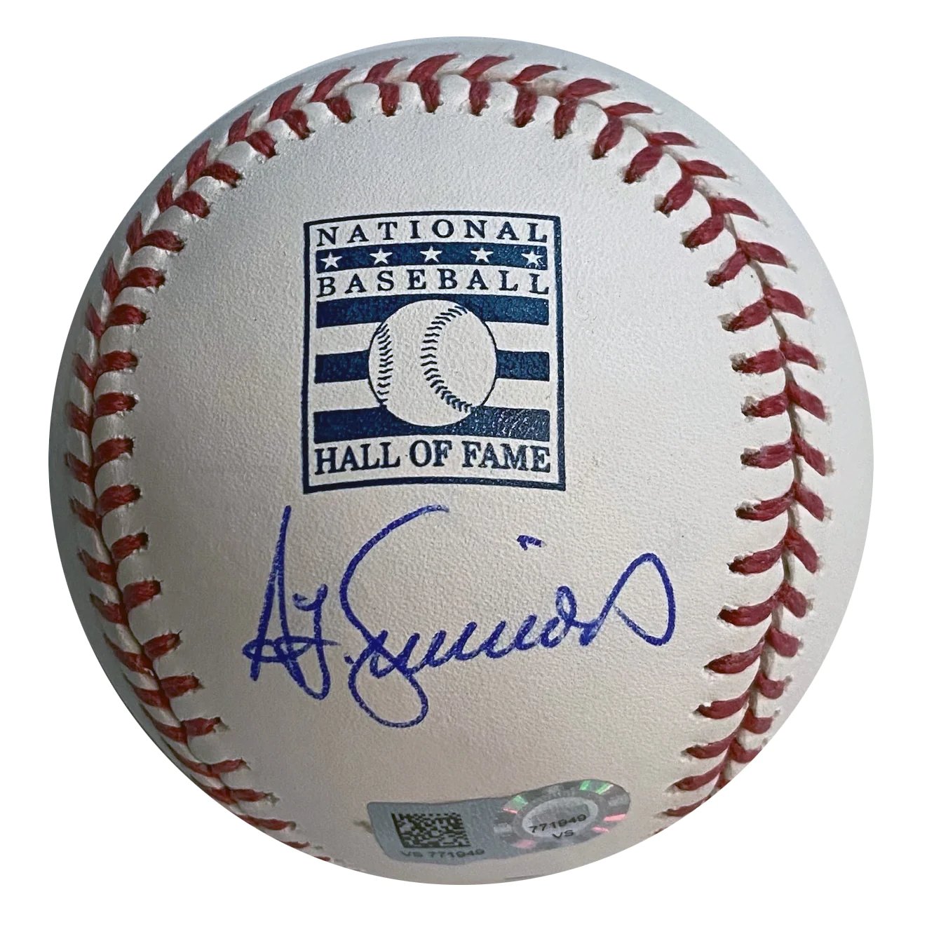 Ted Simmons Autographed Baseball - HOF Logo