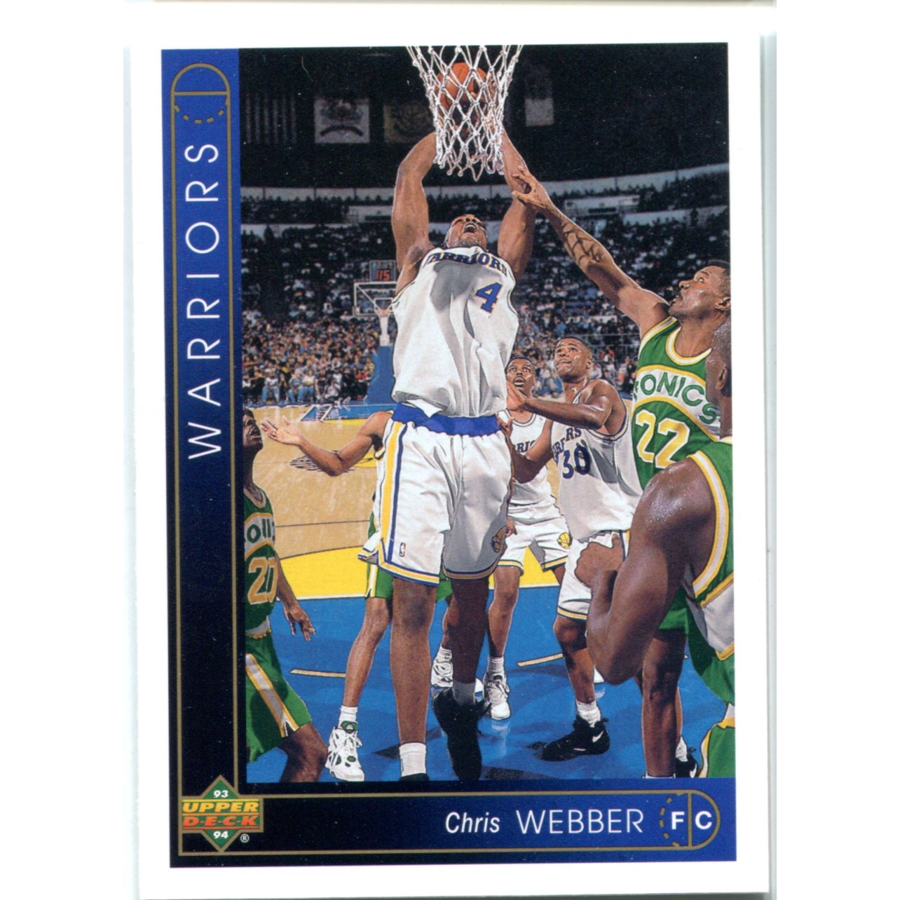 Chris Webber 1993 Upper Deck Card