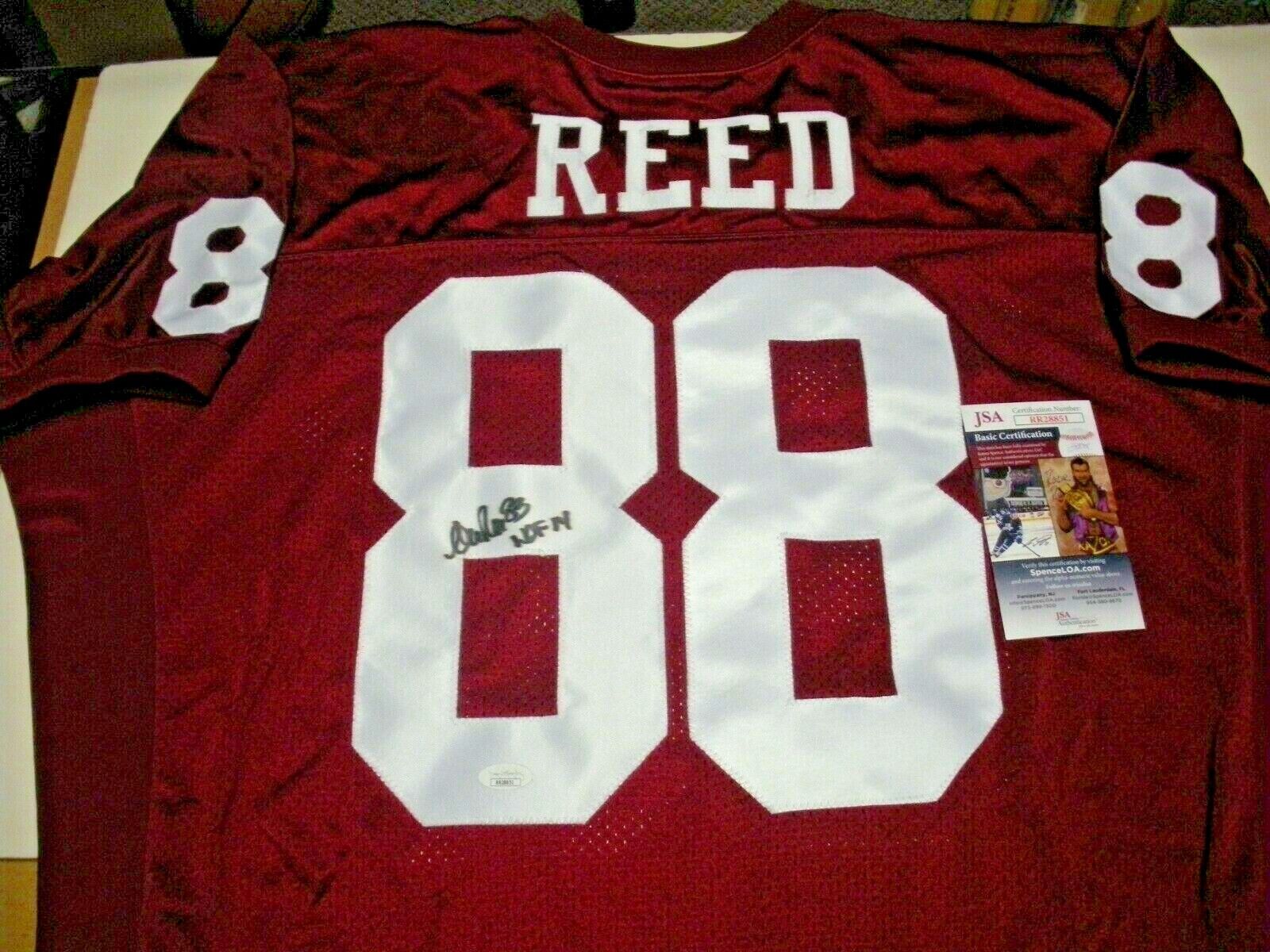 Andre Reed Kutztown Golden Bears Jsa/coa Signed Official Licensed Nike Jersey
