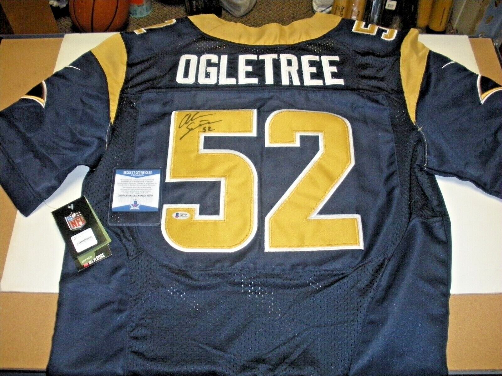 Alec Ogletree Losangeles Rams Beckett/coa Signed Official Licensed Nike Jersey