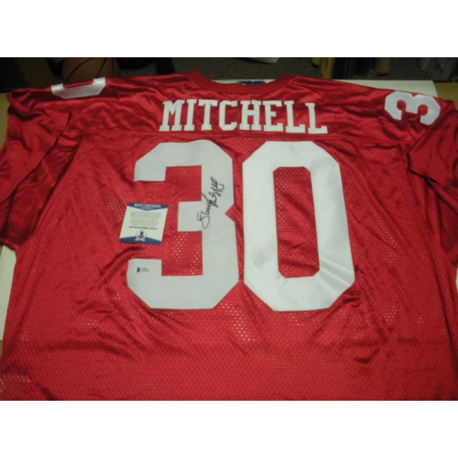 Stump Mitchell Cardinals Beckett/coa Signed Official Licensed Nike Jersey