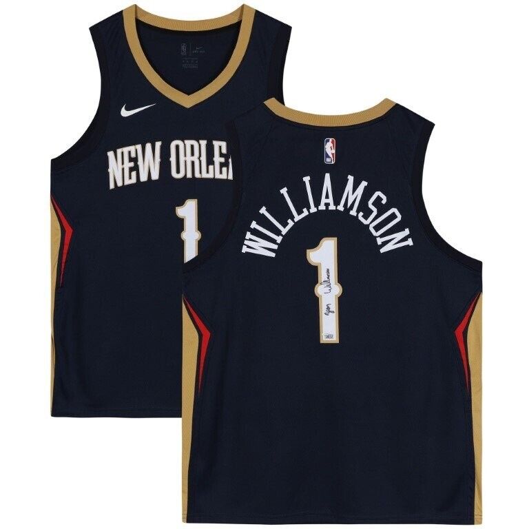 Zion Williamson Hand Signed NBA Nike Swingman Jersey w/ Box from Fanatics W/ COA