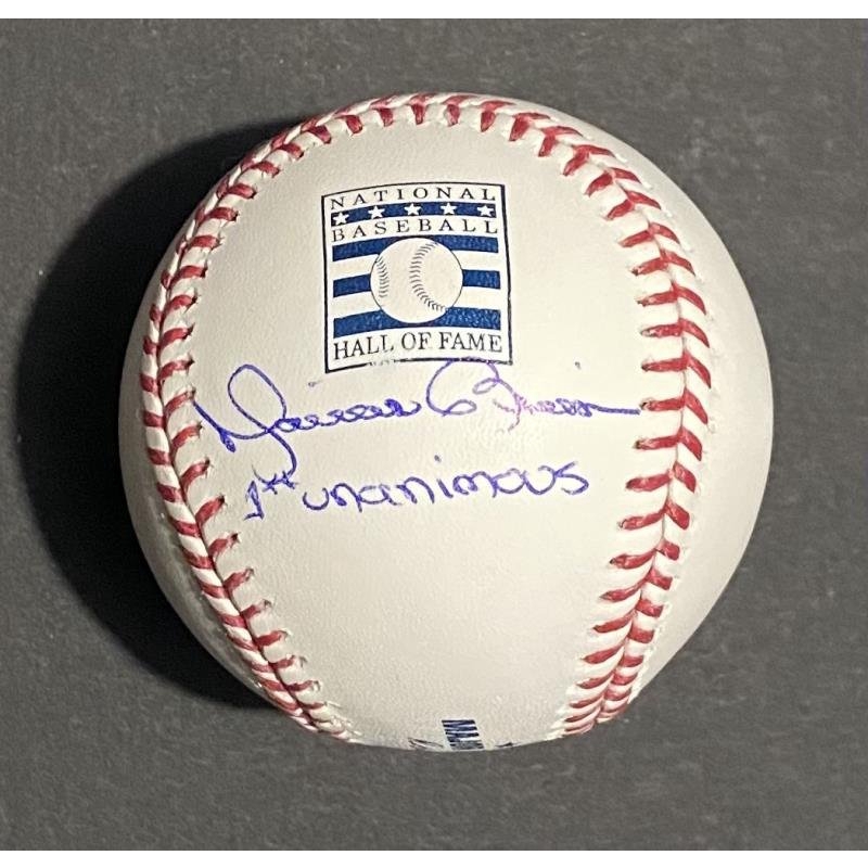 Mariano Rivera Autographed Hall of Fame Baseball